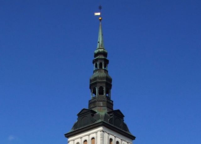 Шпиль Церкви Нигулисте (Таллин, 2011 г.)